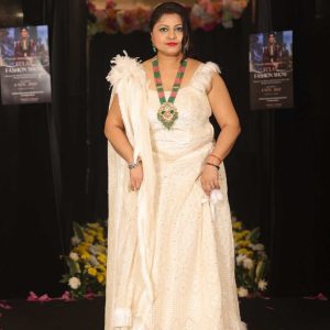 OFF WHITE LEHNGA WITH CHOLI