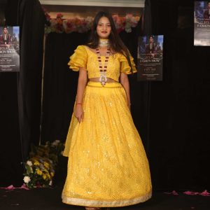 YELLOW LEHNGA WITH CHOLI